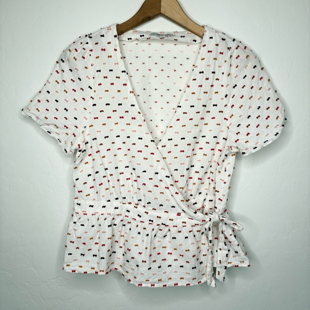 Madewell wrap top